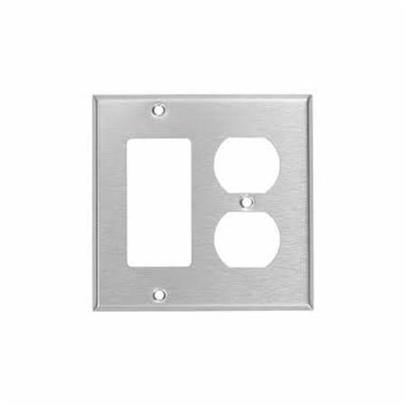 Mulberry Number of Gangs: 2 430 Stainless Steel, Satin Finish 97672